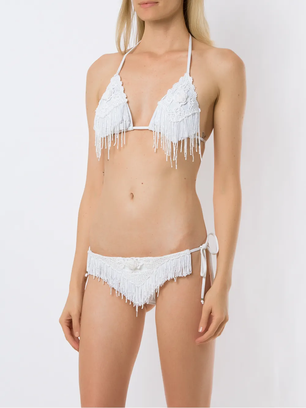 Image 3 of Amir Slama Set bikini con ricamo