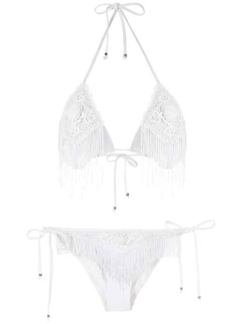 Amir Slama bikini bordado con mostacillas