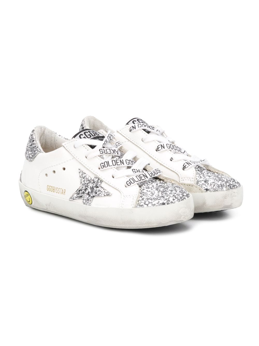 фото Golden goose kids superstar glitter sneakers