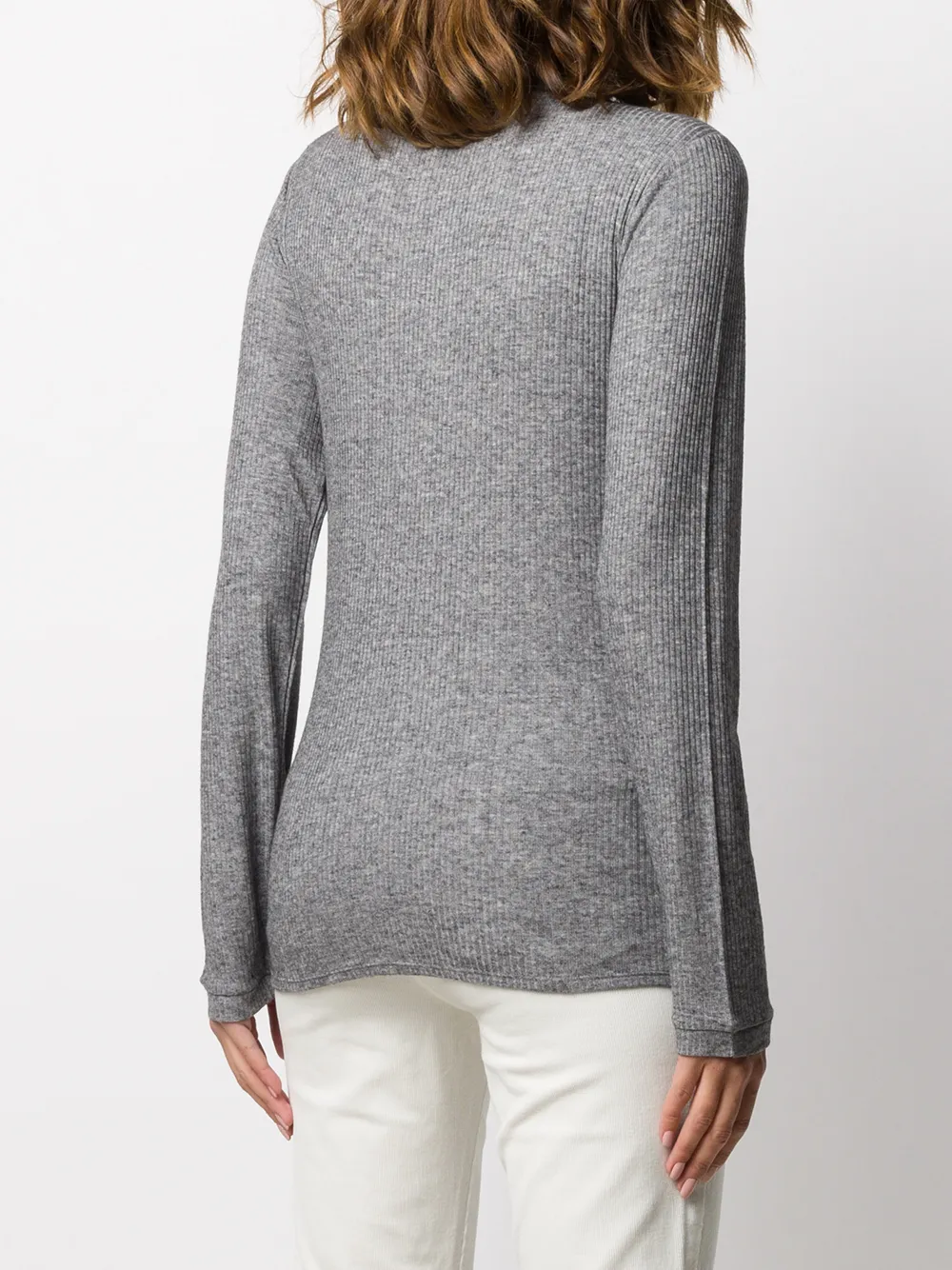 Loulou Studio Grey Wool Jumper In Grey