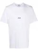 Image 1 of MSGM logo cotton T-shirt