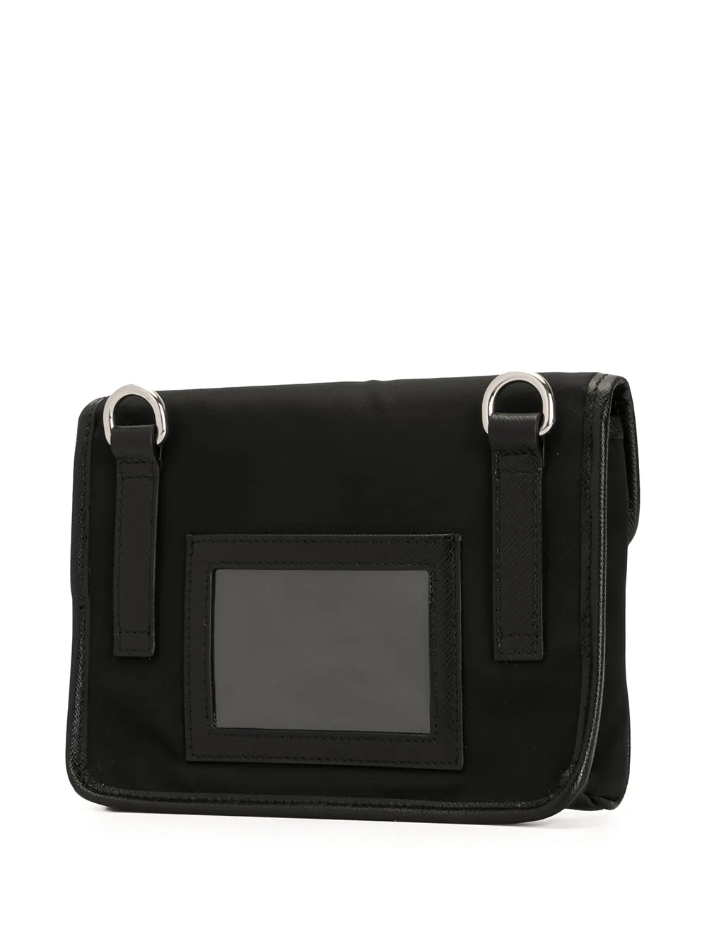 Prada Tas met logoplakkaat Zwart