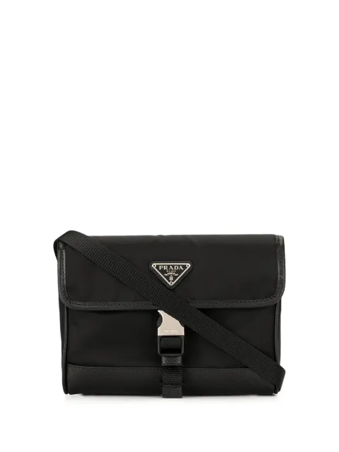 Prada logo plaque mini bag