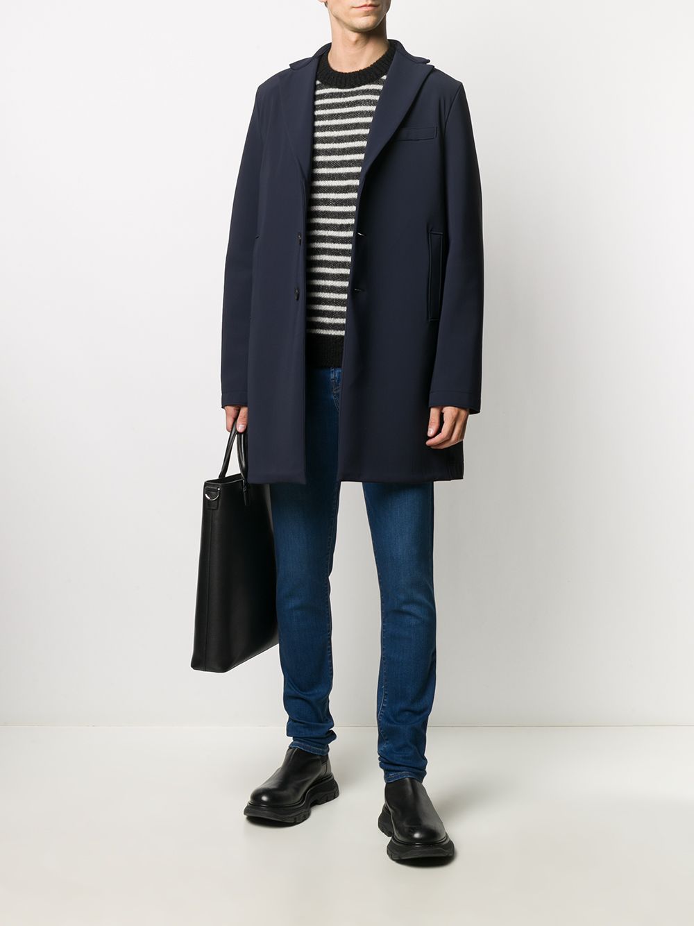 Harris Wharf London Single Breasted Coat - Farfetch