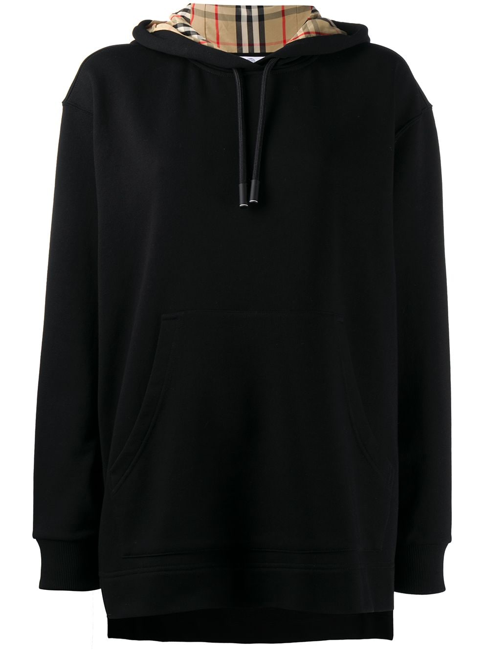 фото Burberry oversized checked hoodie