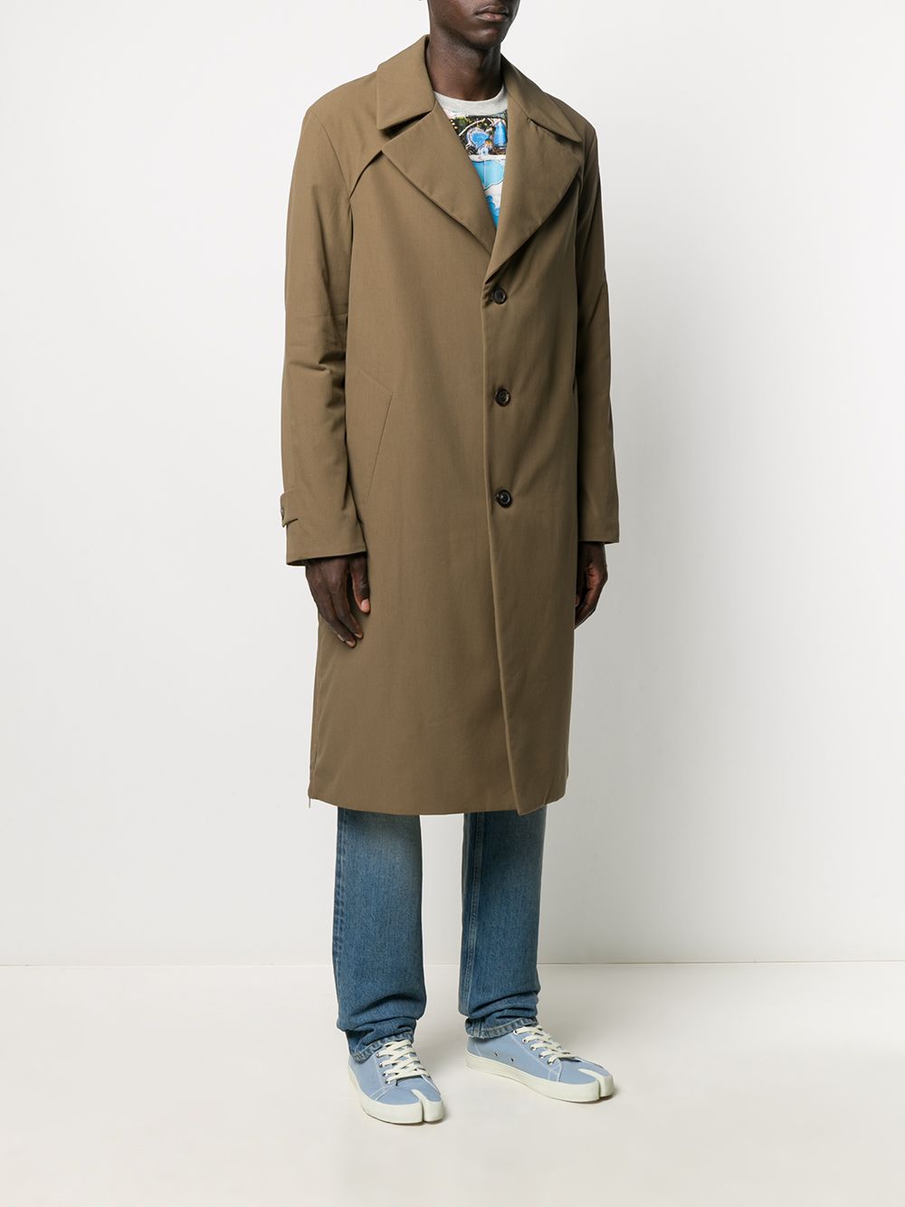 Shop Maison Margiela classic trench coat with Express Delivery - FARFETCH