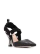 Image 2 of Fendi perforated-logo 95mm Colibrì pumps