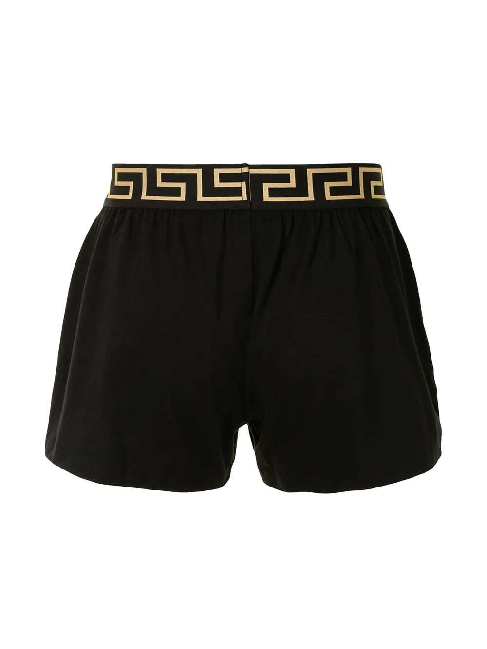 Versace Boxershorts met Greca afwerking - Zwart