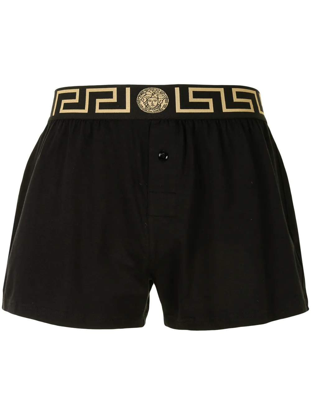 Tan Greca Briefs by Versace Underwear on Sale