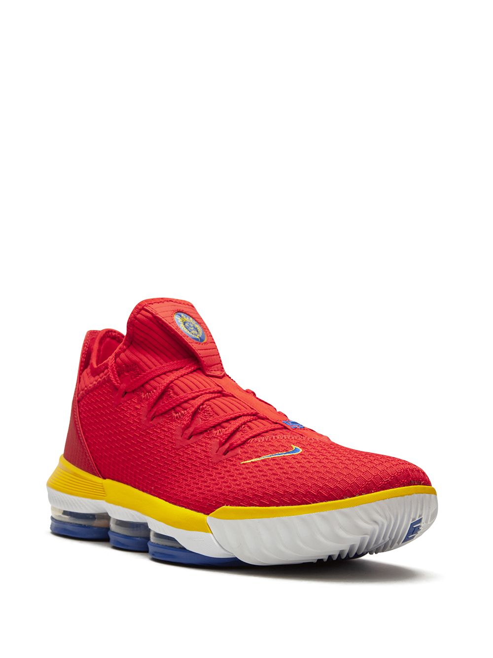 Shop red Nike LeBron 16 Low sneakers 
