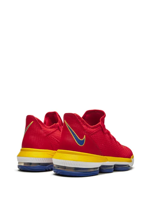 yellow red shoes