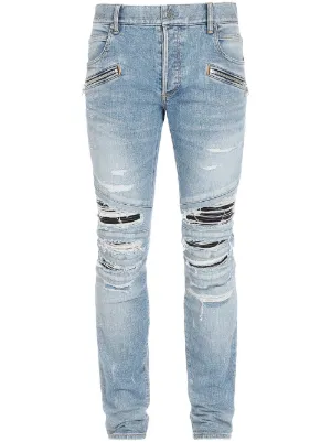 balmain style jeans