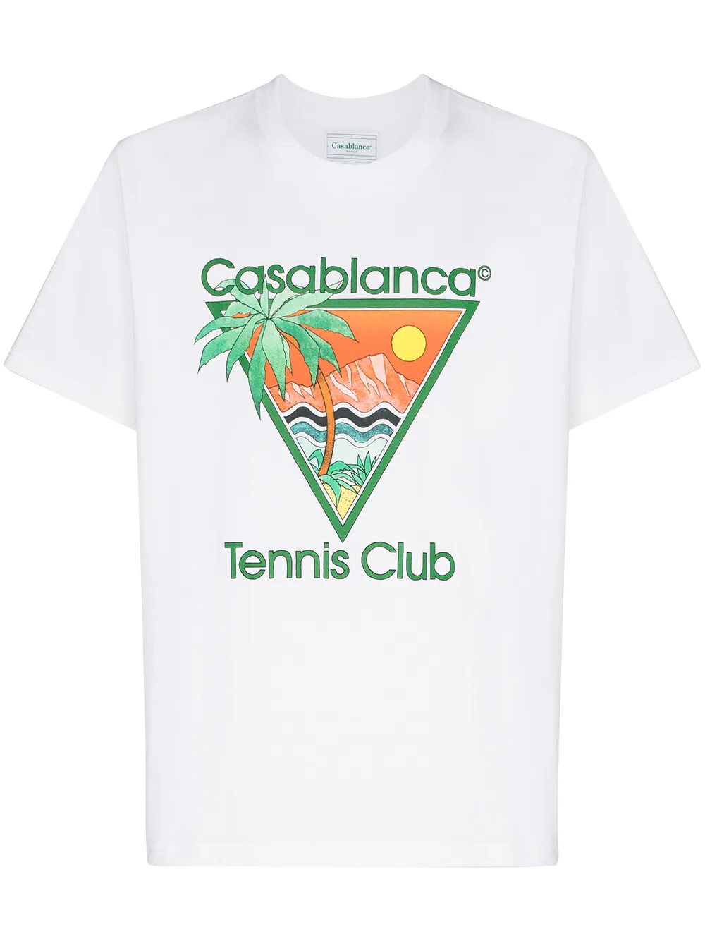 фото Casablanca футболка tennis club с круглым вырезом