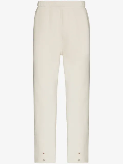 Les Tien snap-button cotton track pants