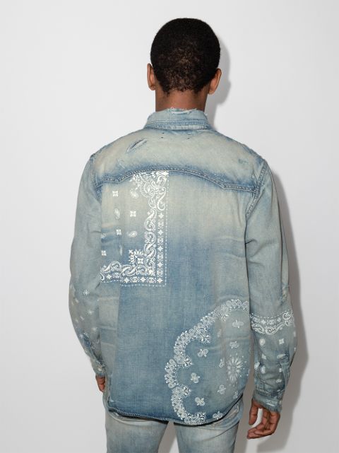 amiri blue bandana