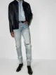Image 2 of AMIRI bandana-print distressed-effect jeans