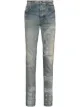 Image 1 of AMIRI bandana-print distressed-effect jeans