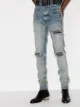 Изображение 2 из AMIRI джинсы скинни с прорезями и эффектом потертости