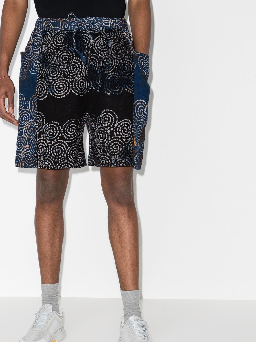 STORY mfg. Linnen shorts - Zwart