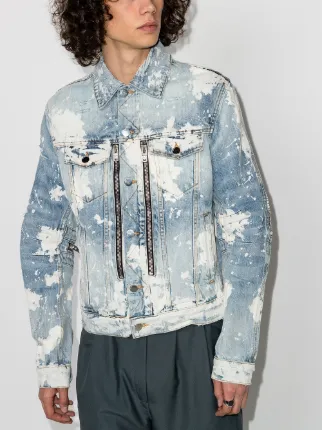 MX2 bleached denim jacket展示图