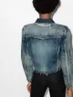 Saint Laurent cropped denim jacket