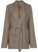 Image 1 of Lemaire double-breasted belted blazer
