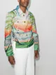 Image 2 of Casablanca Huakai print denim jacket