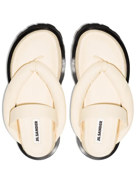jil sander strap sandals