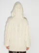 Saint Laurent Cardigan com capuz de tricô