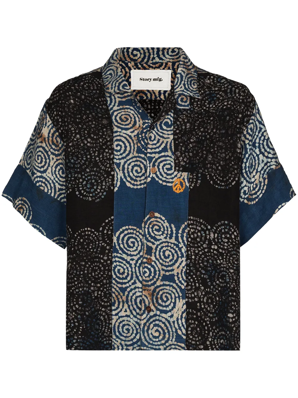 STORY mfg. рубашка Greetings с принтом