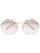 Image 1 of Chloé Eyewear Carlina round-frame sunglasses