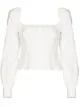 Image 1 of Reformation Helena organic cotton-blend blouse