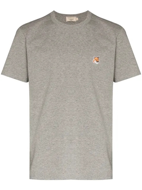 Maison Kitsuné fox-patch T-shirt