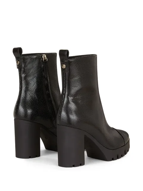 track sole ankle boots pull and bear