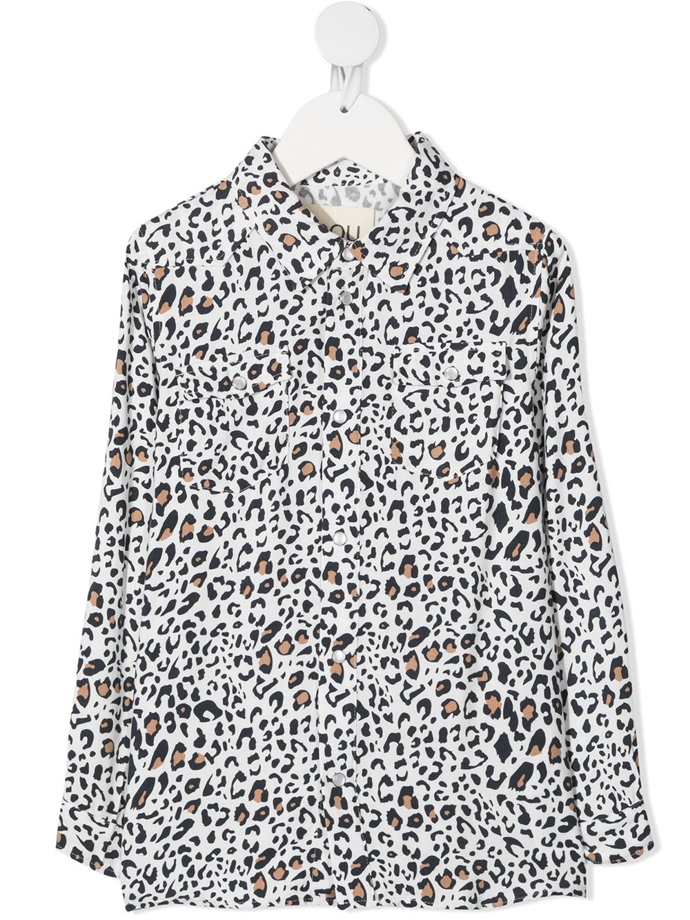 фото Douuod kids animal-print blouse