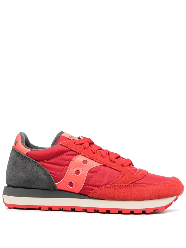 saucony red sneakers