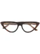 Image 1 of Jimmy Choo Eyewear oversize arm logo glasses