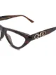 Jimmy Choo Eyewear oversize arm logo glasses