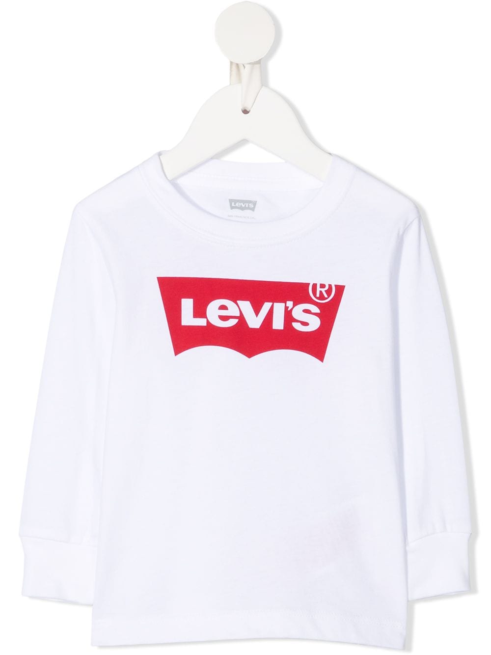 Levi's Kids Sweater met logoprint Wit