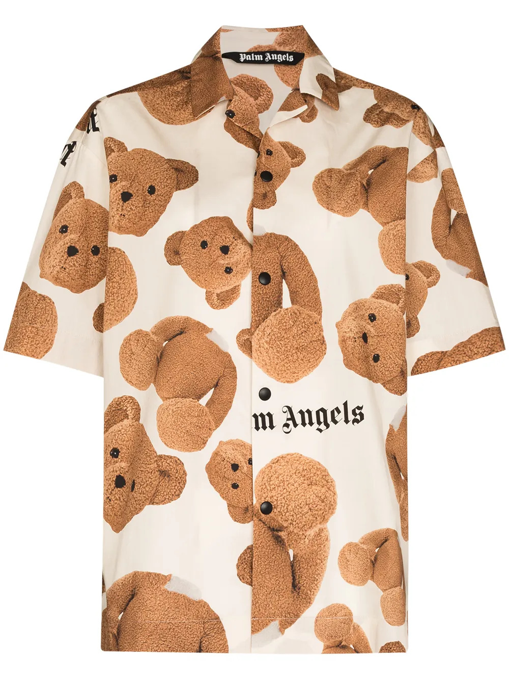 palm angels bear button up