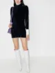 Image 2 of ROTATE Miki velvet mini dress