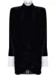 Image 1 of ROTATE Miki velvet mini dress