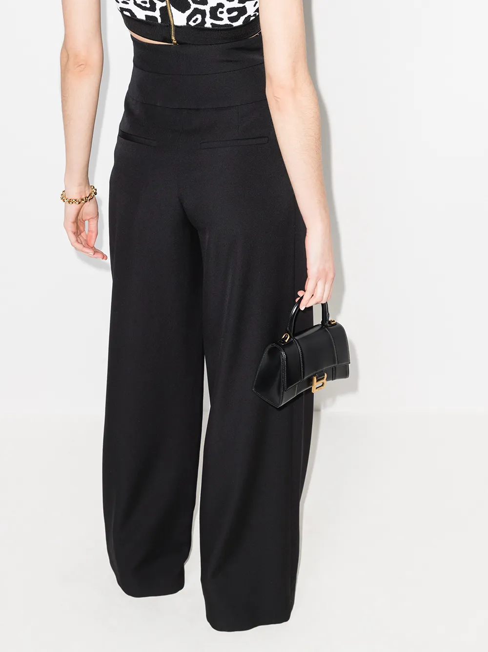 фото Balmain брюки с завышенной талией