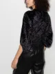 GANNI velvet-effect polka dot bodysuit