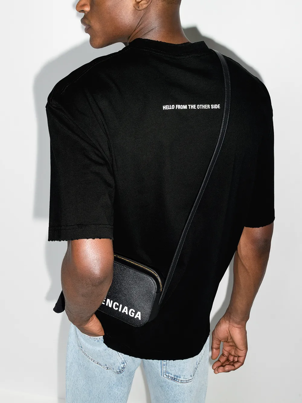 Balenciaga alienprint Oversized Tshirt Farfetch