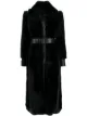 Image 1 of Stella McCartney faux-shearling single-breasted coat