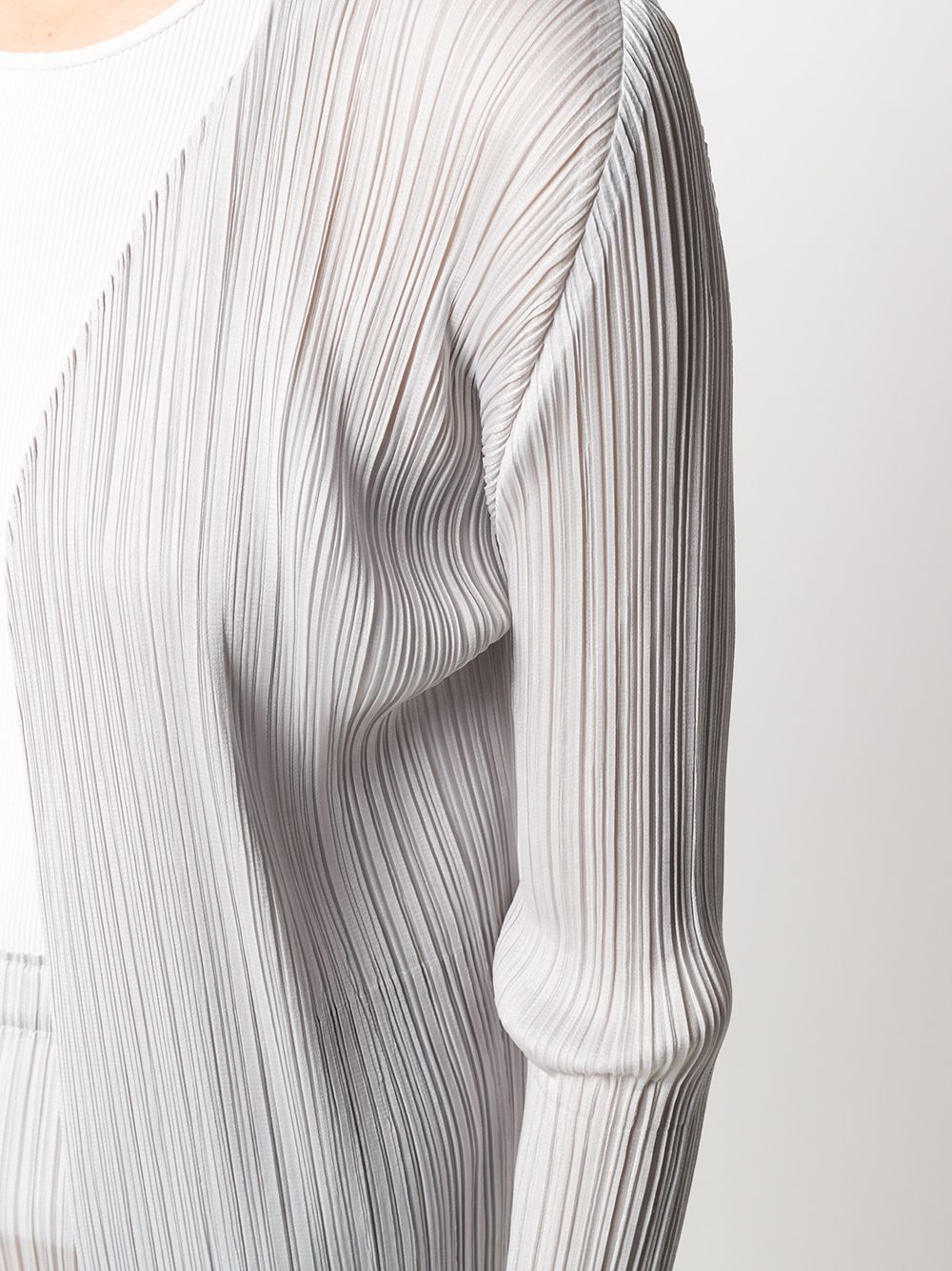 фото Pleats please issey miyake плиссированный кардиган