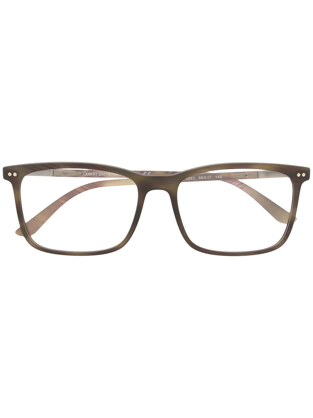 Giorgio Armani blur pattern glasses | Grey | Image 1