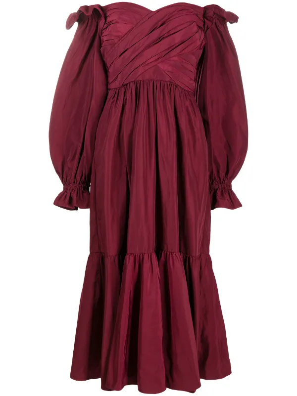 self portrait ruffle dress