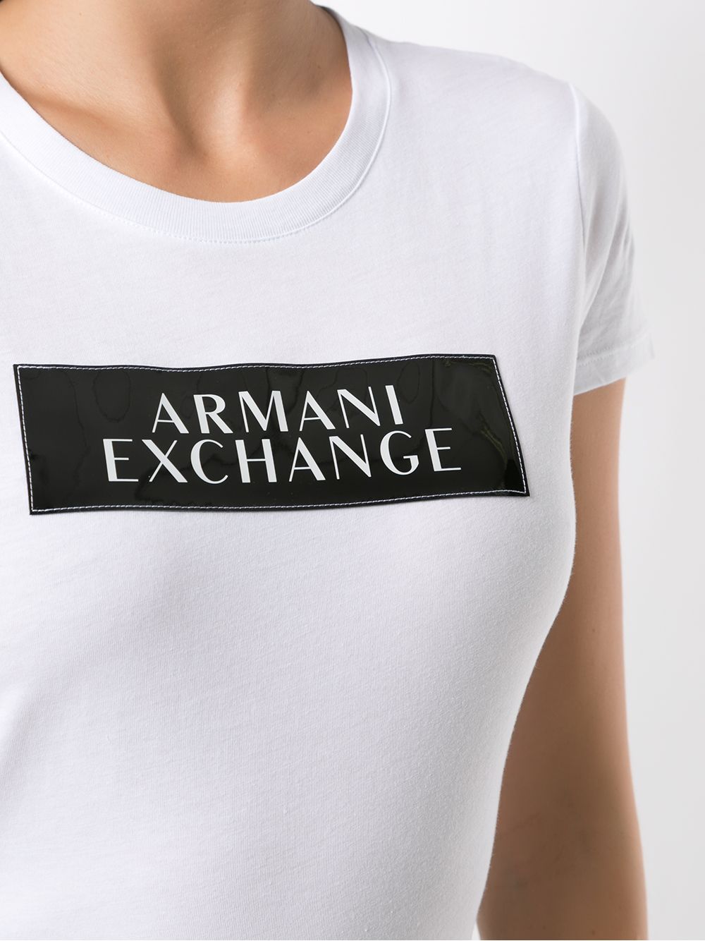 фото Armani exchange футболка с логотипом